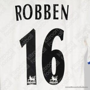 2004-06 Chelsea Premier League Away & Third Name Set #16 ROBBEN (HQ  Repro)