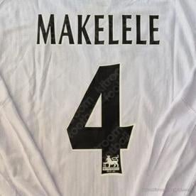 2004-06 Chelsea Premier League Away & Third Name Set #4 MAKELELE (HQ Repro) - Image 1