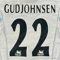 2004-06 Chelsea Premier League Away & Third Name Set #22 GUDJOHNSEN (HQ  Repro)