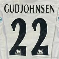 2004-06 Chelsea Premier League Away & Third Name Set #22 GUDJOHNSEN (HQ Repro) - Image 1