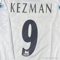 2004-05 Chelsea Premier League Third Name Set #9 KEZMAN (HQ  Repro)