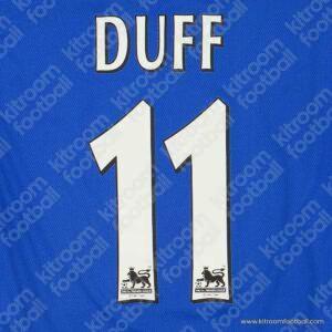 2004-06 Chelsea Premier League Home Name Set #11 DUFF (HQ  Repro)