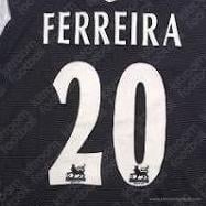 2004-06 Chelsea Premier League Home Name Set #20 Paulo FERREIRA (HQ Repro) - Image 1