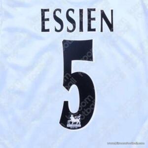 2005-06 Chelsea Premier League Away Name Set #5 ESSIEN (HQ  Repro)