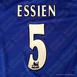 2005-06 Chelsea Premier League Home Name Set #5 CHELSEA (HQ  Repro)