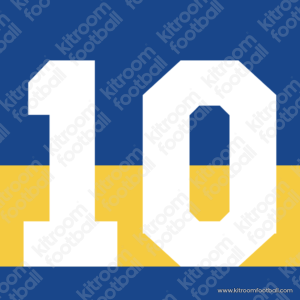 1981-82 Boca Juniors Home Number #10 (Maradona) (Repro)