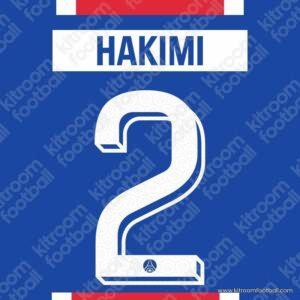 2026-27 PSG Cup Home Name Set #2 HAKIMI (HQ  Repro)