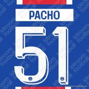 2026-27 PSG Cup Home Name Set #51 PACHO (HQ  Repro)