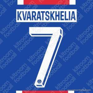 2026-27 PSG Cup Home Name Set #7 KVARATSKHELIA (HQ  Repro)