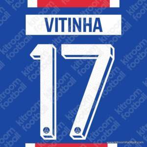 2026-27 PSG Cup Home Name Set #17 VITINHA (HQ  Repro)