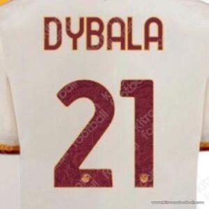 2026-27 As Roma Away Name Set #21 DYBALA (HQ  Repro)