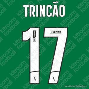 2023-25 Sporting Lisboa Primeira Liga Home Name Set #17 TRINCÃO (HQ  Repro)
