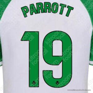 Original Player Issue 2026-27 Real Betis La Liga Home Name Set #19 PARROTT (TPT) - Image 1