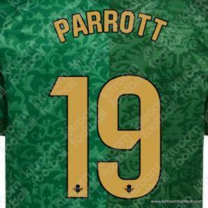 Original Player Issue 2026-27 Real Betis La Liga Away Name Set #19 PARROTT (TPT)