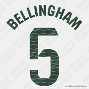 2026-27 Real Madrid La Liga Home Name Set #5 BELLINGHAM (HQ Repro) - Image 1