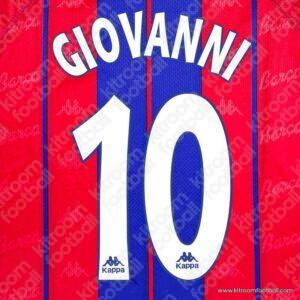 1997-98 Barcelona La Liga Home Name Set #10 GIOVANNI (Repro)