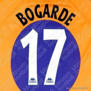 1997-98 Barcelona La Liga Away Name Set #17 BOGARDE (Repro) - Image 1