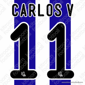 2015-16 Real Sociedad Home Name Set #10 CARLOS Vela (Repro)