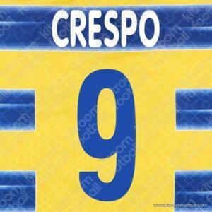 1998-99 Parma Home Name Set #9 CRESPO (Repro)