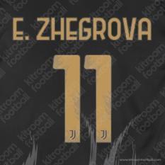 2026-27 Juventus Third Name Set #11 Edon ZHEGROVA (HQ Repro) - Image 1