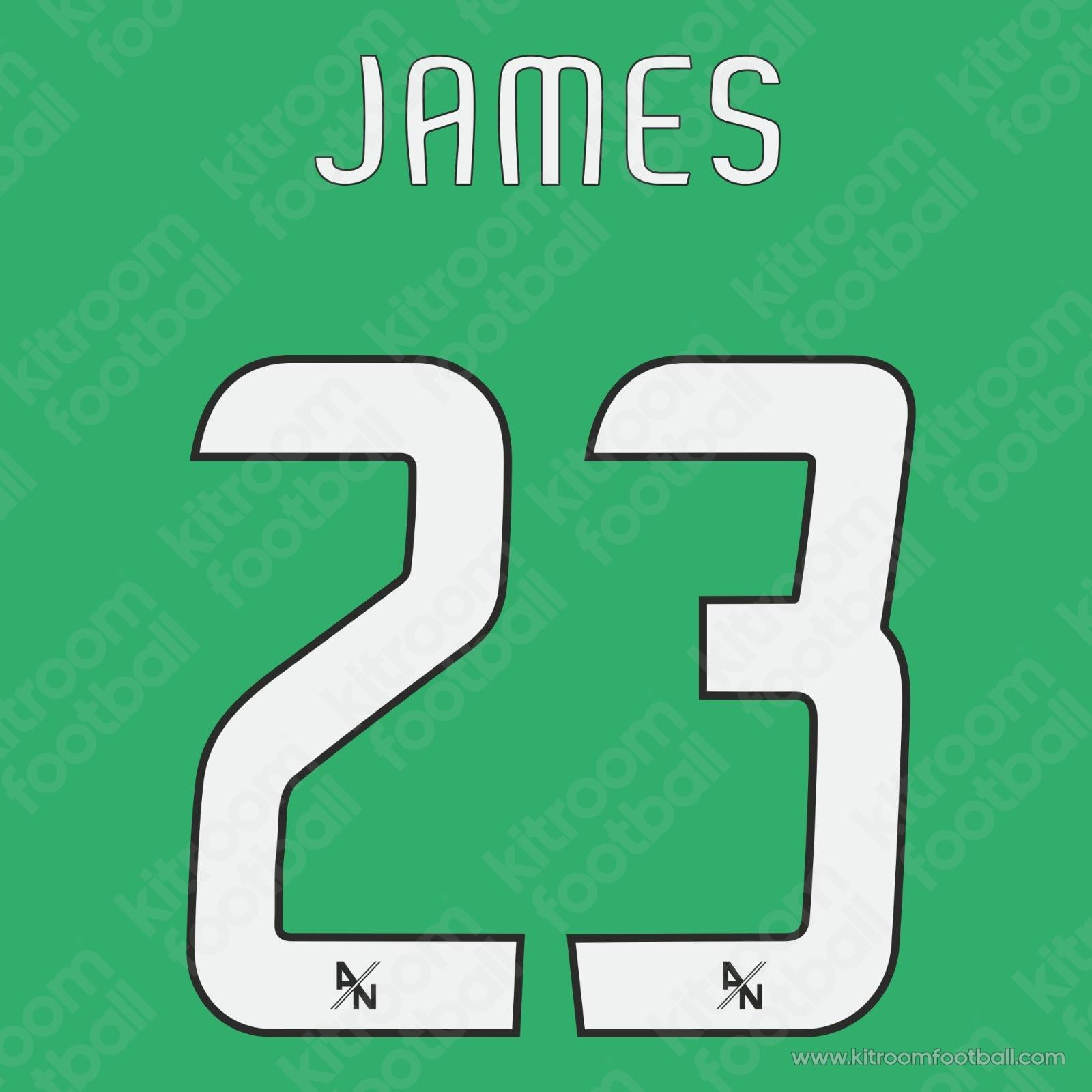 2024-25 La Liga Millonarios F.C. Home & Away Name Set #9 FALCAO (Repro) (copia)