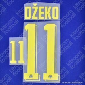2026 Bosnia and Herzegovina FIFA World Cup Home Name Set #11 DZEKO (HQ Repro) - Image 1