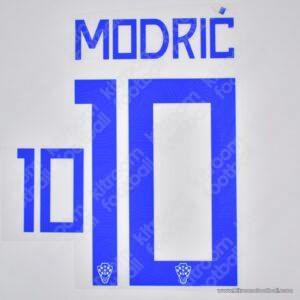 2026 Croatia FIFA World Cup Home Name Set #10 MODRIC (HQ  Repro) - Image 1