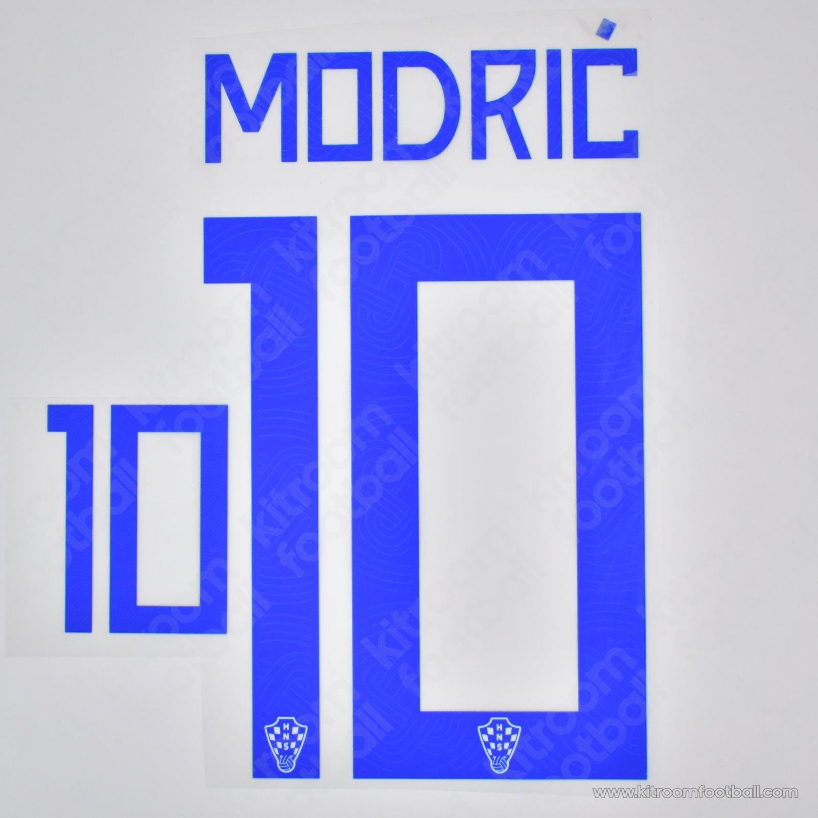 2026 Croatia FIFA World Cup Home Name Set #10 MODRIC (HQ Repro)