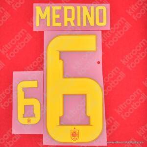 2026 Spain FIFA World Cup Home Name Set #6 MERINO (HQ Repro) - Image 1