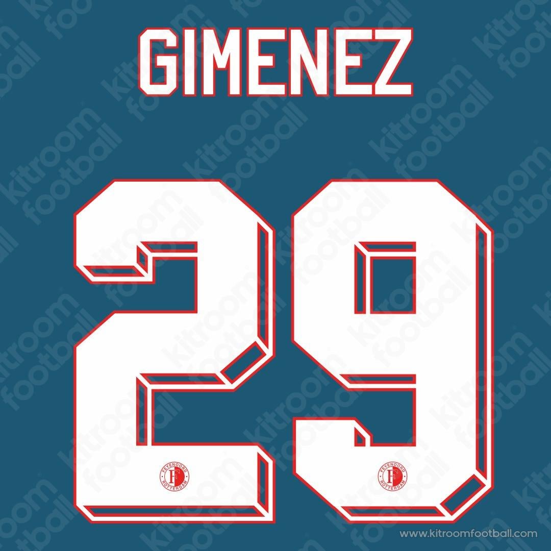HANCKO #33 Feyenoord 2022-23 Third Name Set (Repro) (copia)