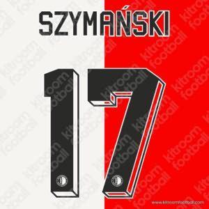 SZYMANSKI #17 Feyenoord 2022-23 Home Name Set (Repro)