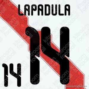 LAPADULA #14 Peru 2026 Home Name Set (HQ Repro)