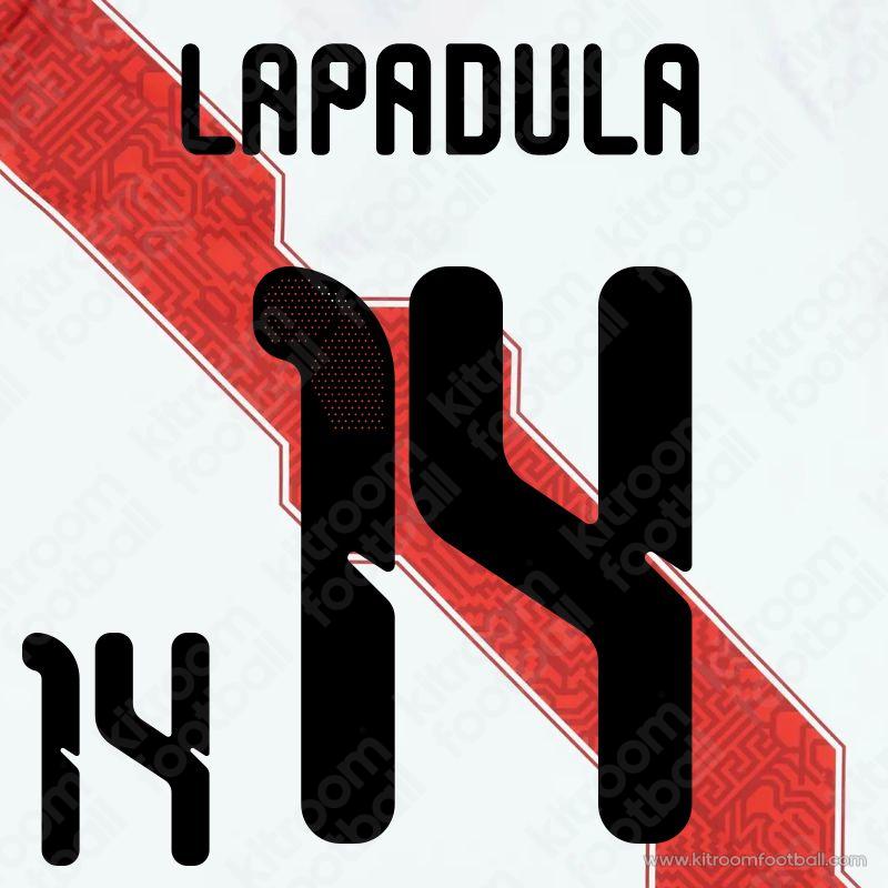 LAPADULA #14 Peru 2026 Home Name Set (HQ Repro)