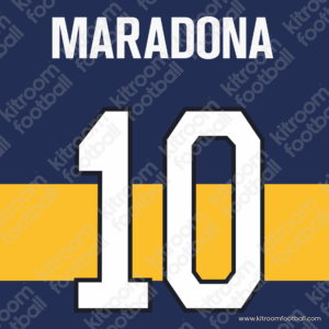 MARADONA #10 Boca Juniors 2025-26 Home Name Set (Repro)