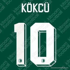 KOKCU #10 Feyenoord 2021-22 Third Name Set (Repro)